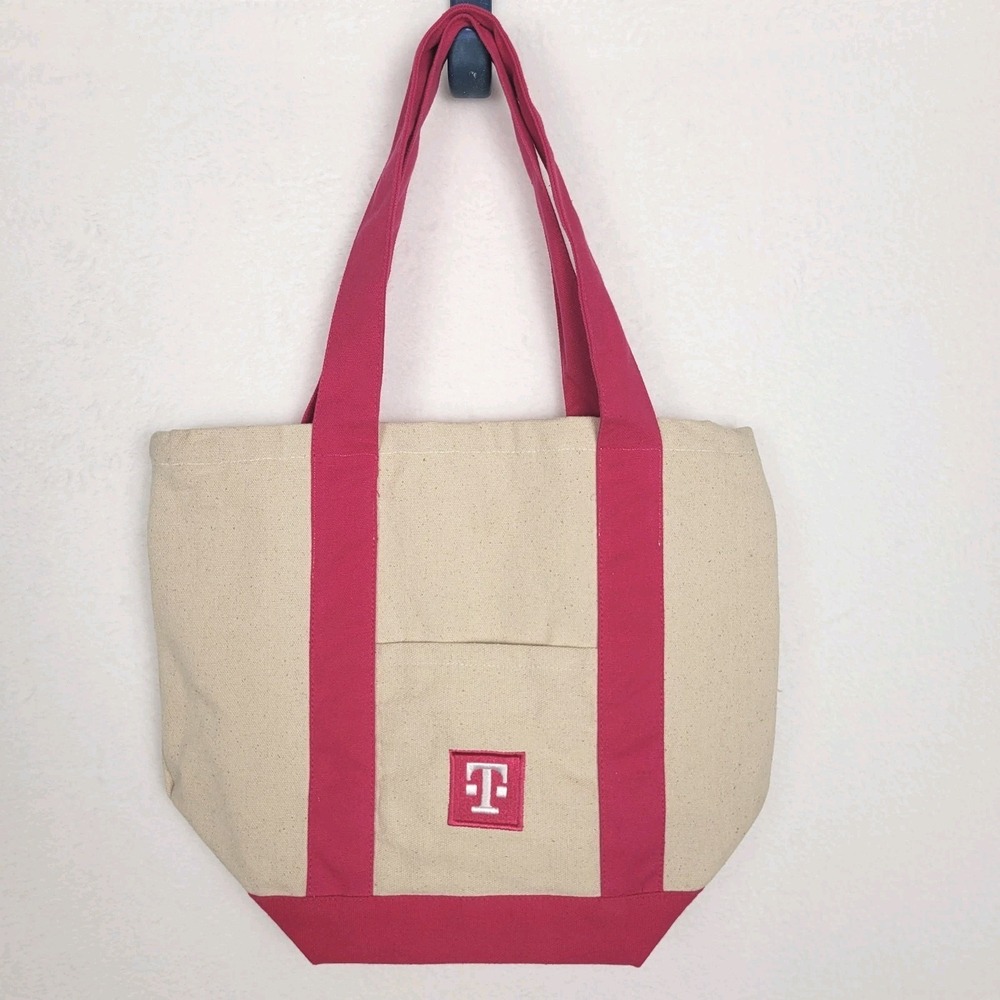 T-Mobile Mini Canvas Tote Bag Magenta Limited Edition Shopping‎ Travel